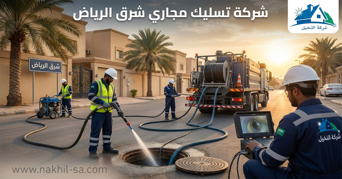 شركة تسليك مجاري شرق الرياض