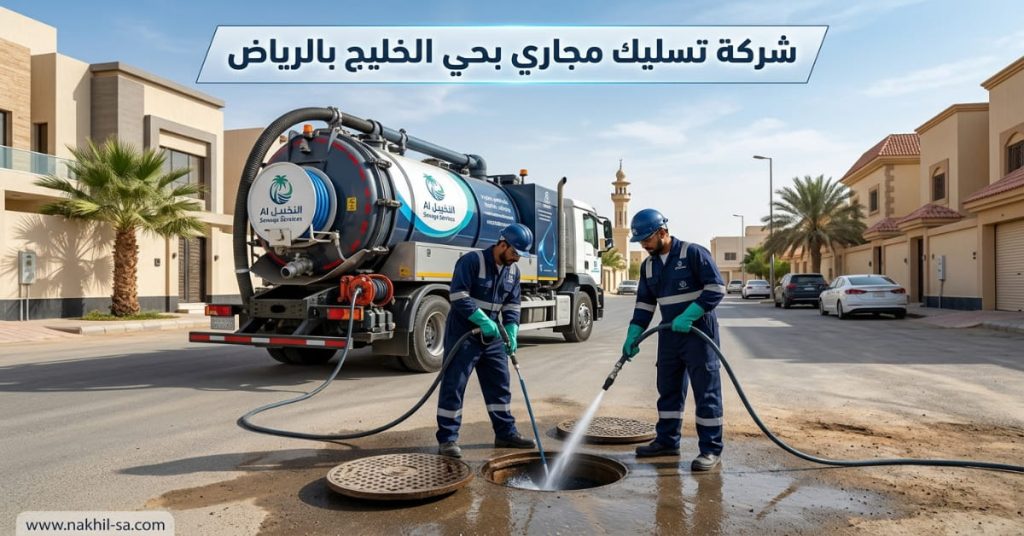 شركة تسليك مجاري بحي الخليج بالرياض