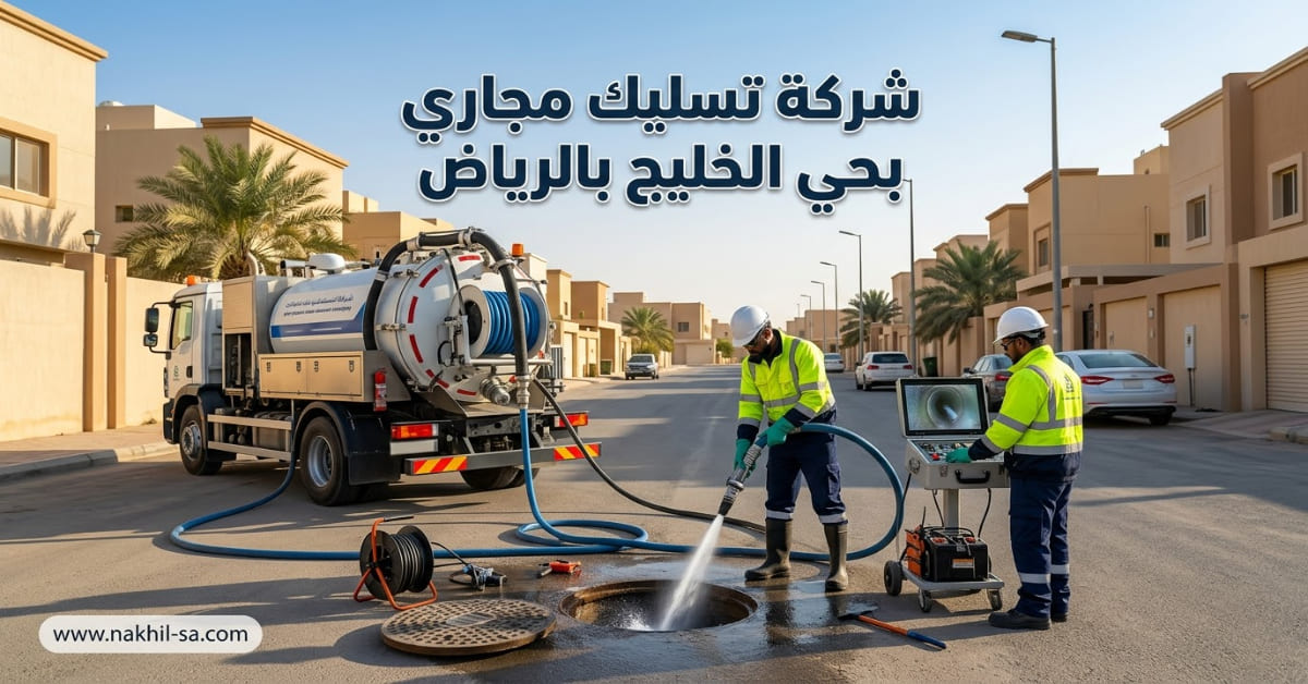 شركة تسليك مجاري بحي الخليج بالرياض