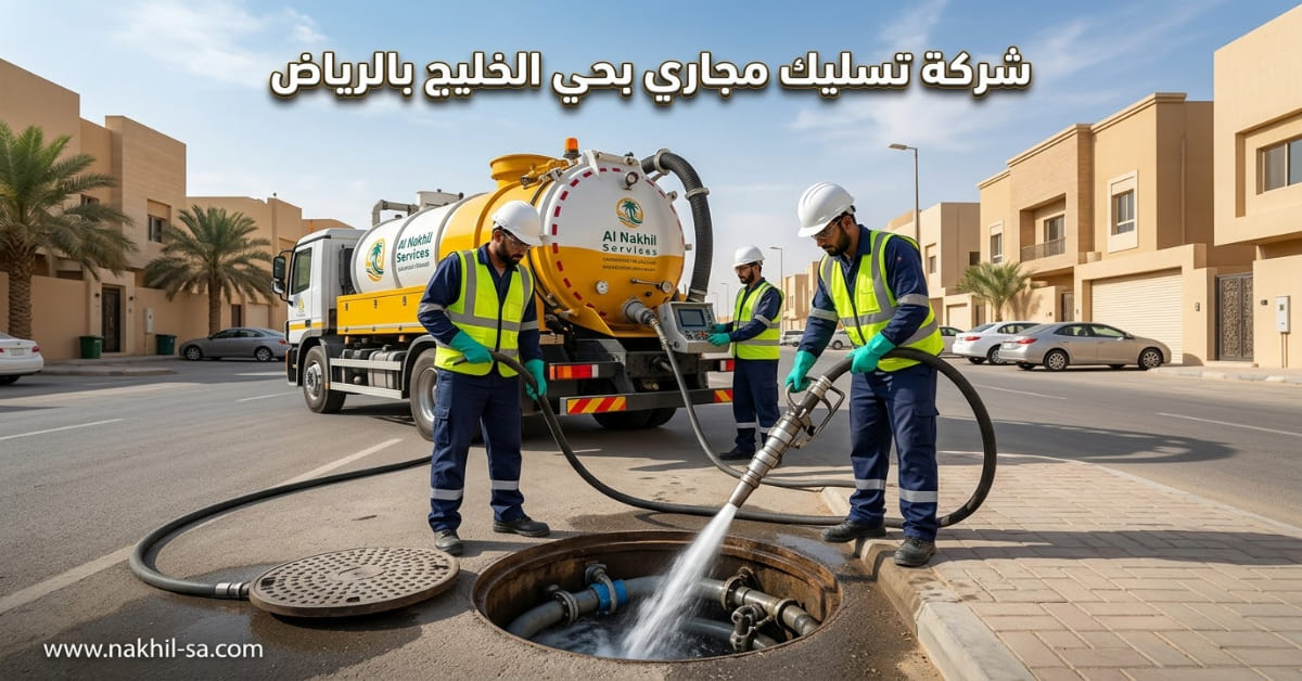 شركة تسليك مجاري بحي الخليج بالرياض