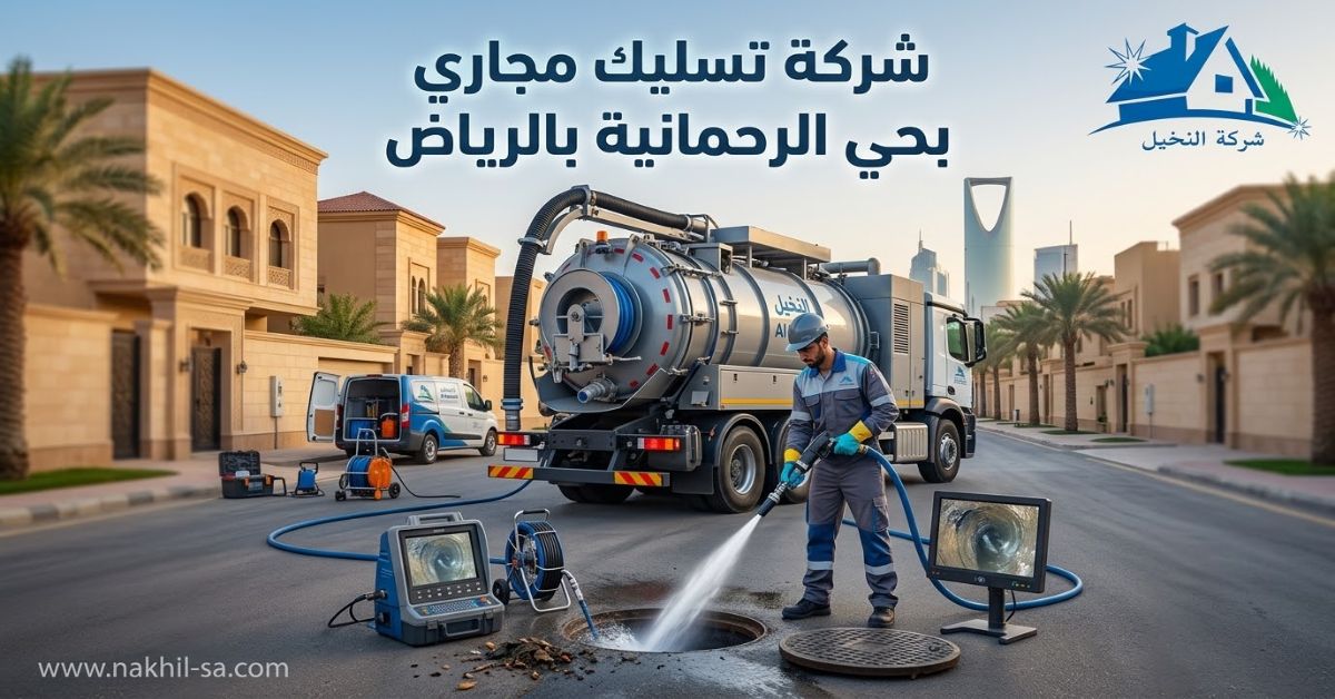شركة تسليك مجاري بحي الرحمانية بالرياض