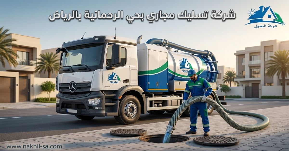 شركة تسليك مجاري بحي الرحمانية بالرياض
