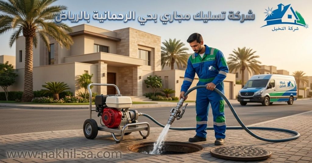 شركة تسليك مجاري بحي الرحمانية بالرياض
