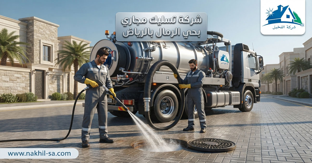 شركة تسليك مجاري بحي الرمال بالرياض