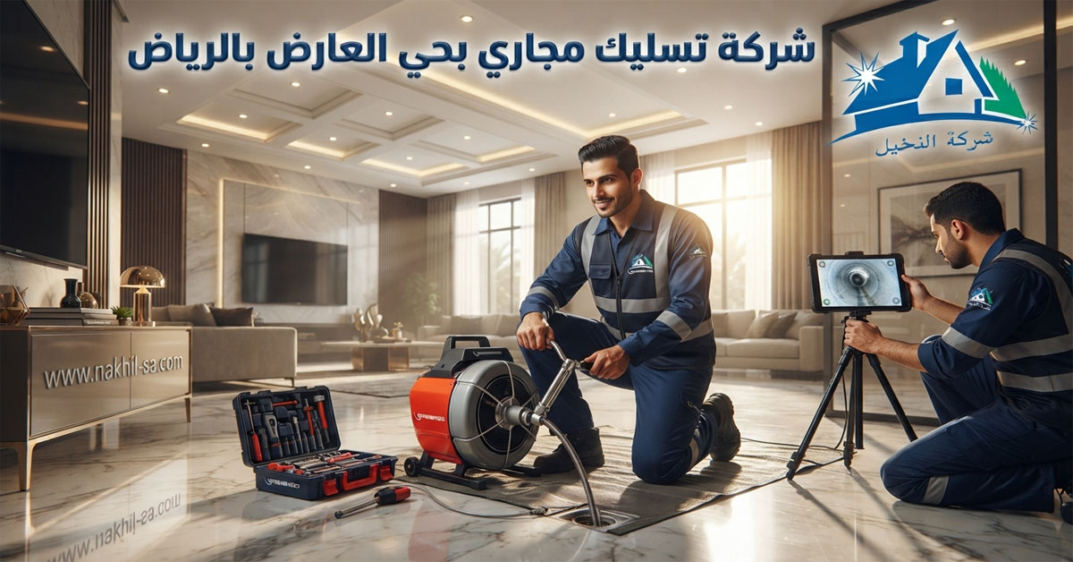 شركة تسليك مجاري بحي العارض بالرياض