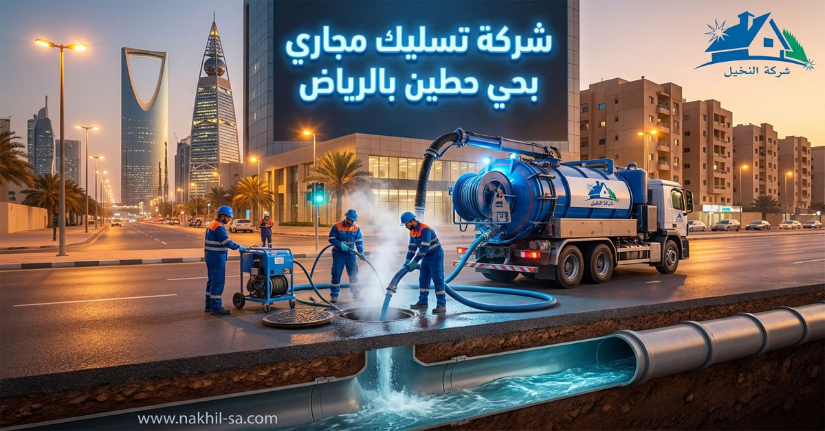 شركة تسليك مجاري بحي حطين بالرياض