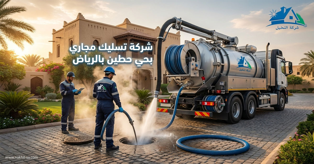 شركة تسليك مجاري بحي حطين بالرياض