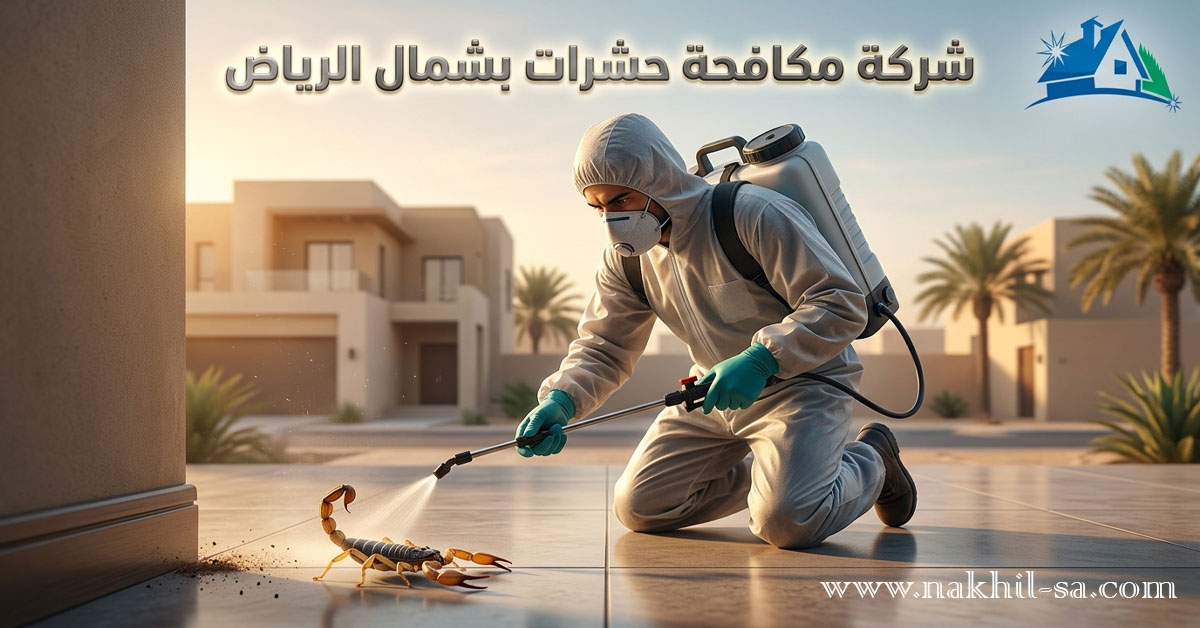 شركة مكافحة حشرات بشمال الرياض