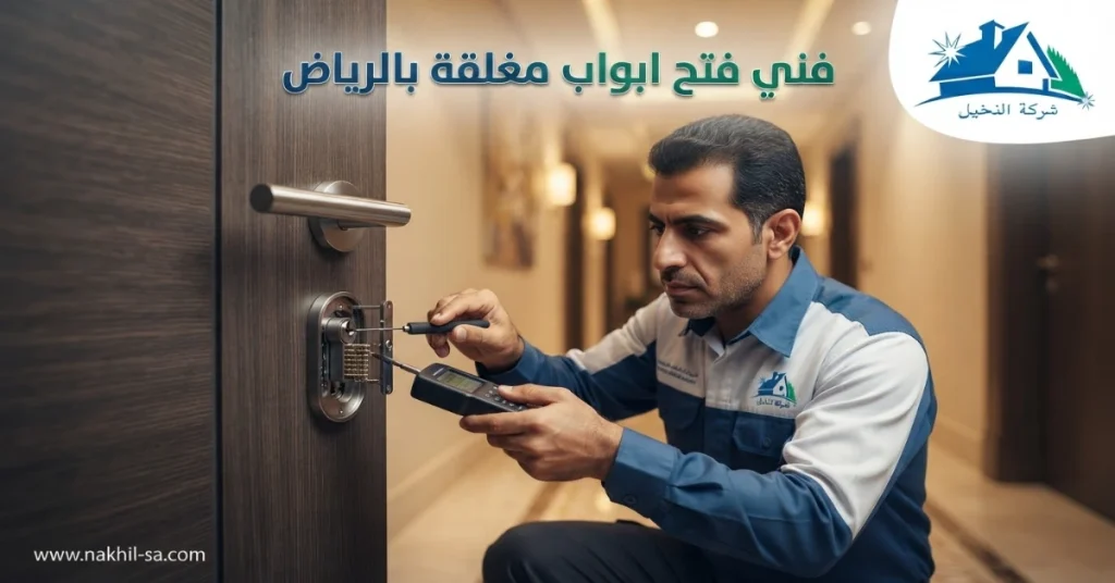 فني فتح ابواب مغلقة بالرياض