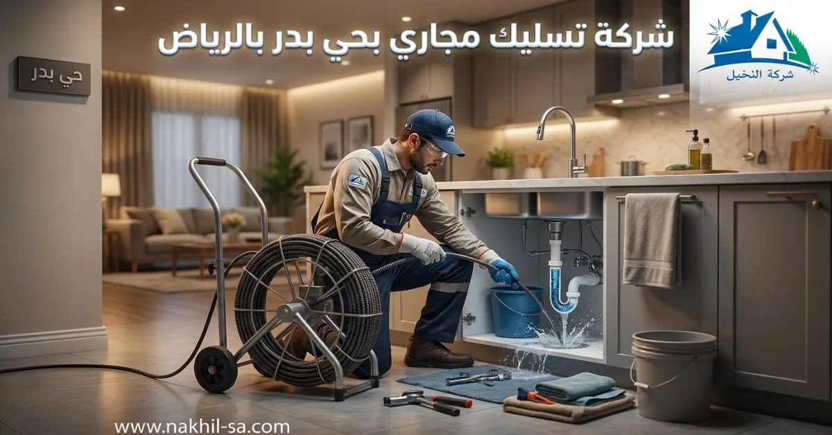 شركة تسليك مجاري بحي بدر بالرياض