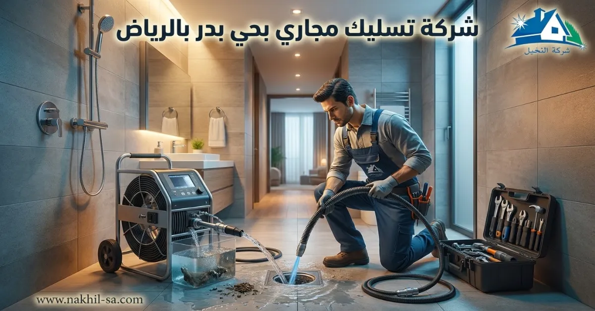 شركة تسليك مجاري بحي بدر