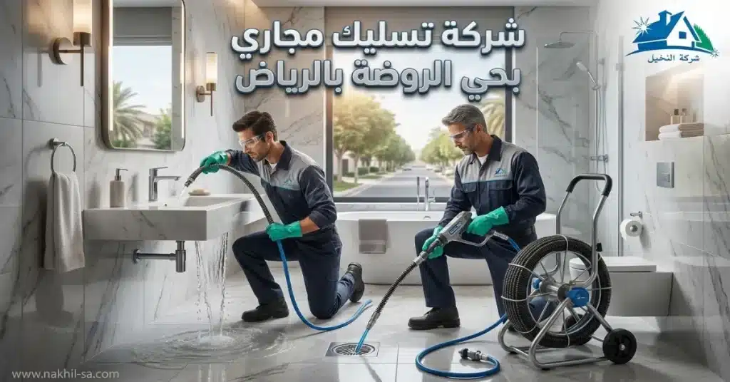 شركة تسليك مجاري بحي الروضة بالرياض