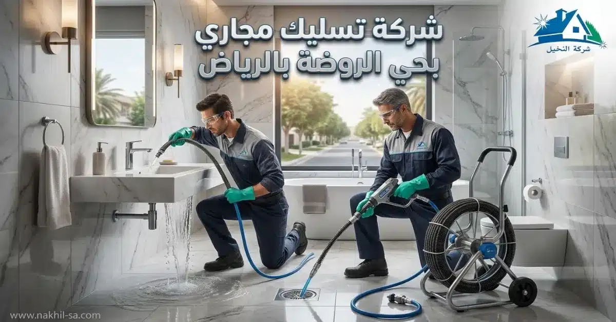 شركة تسليك مجاري بحي الروضة بالرياض