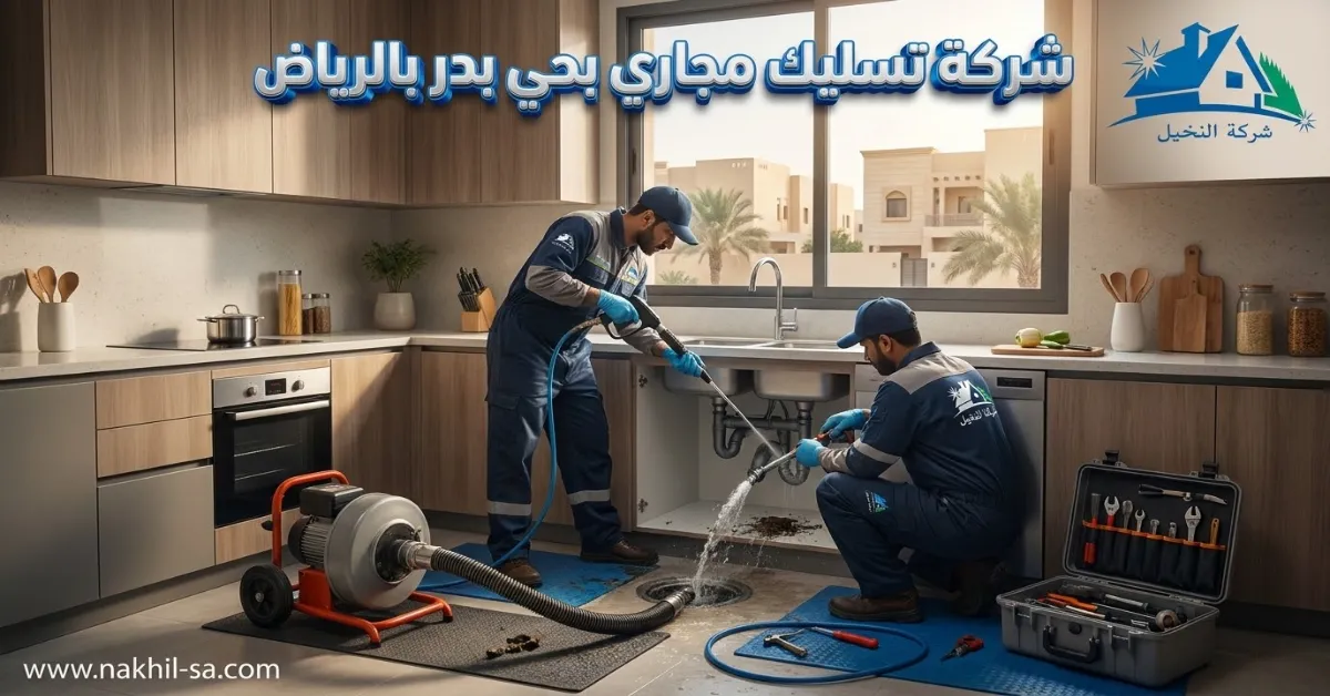 تسليك مجاري بحي بدر بالرياض