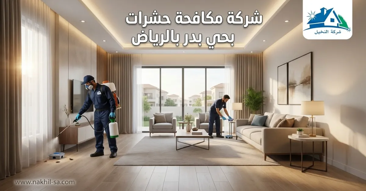 شركة مكافحة حشرات بحي بدر