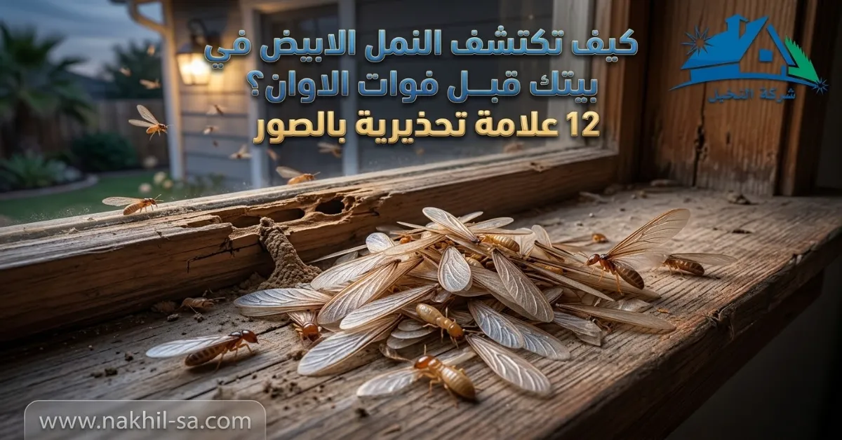 مجموعة أجنحة شفافة صغيرة متجمعة قرب إطار نافذة من الداخل.