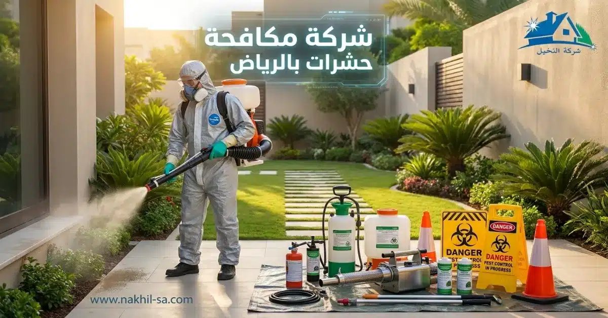 تجهيزات تنفيذ الخدمة تختلف حسب نوع الآفة