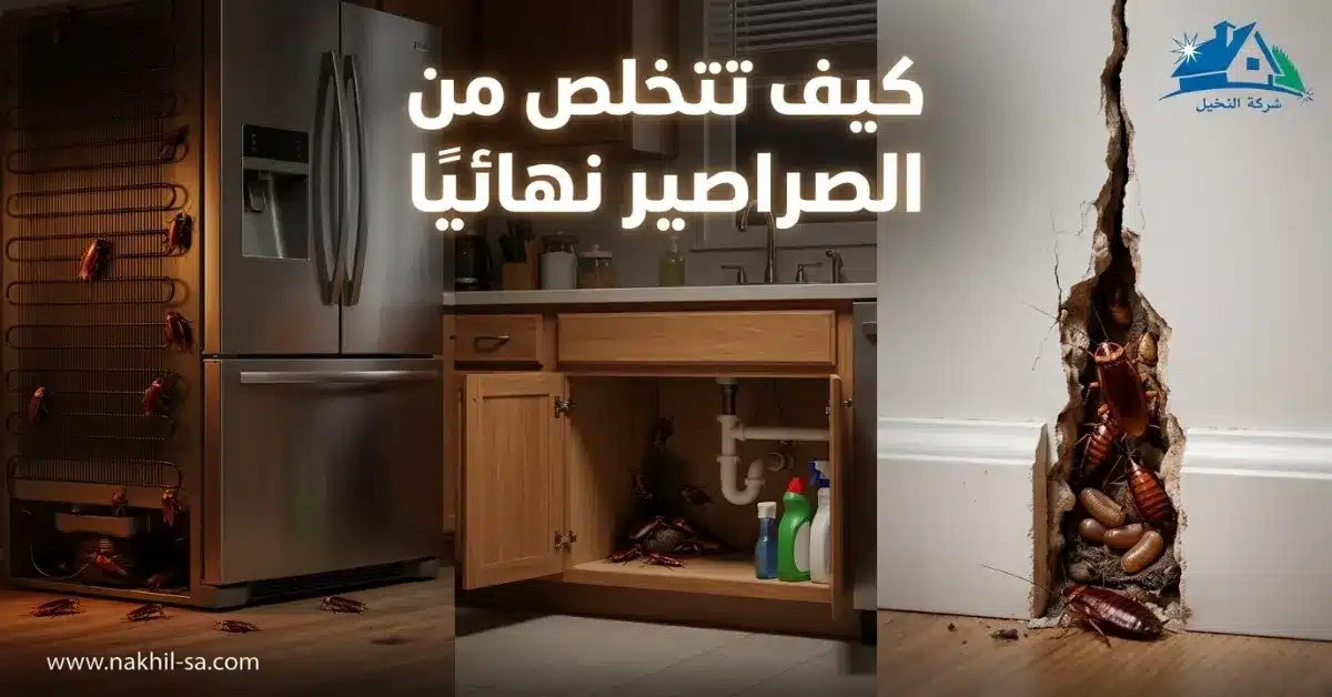 كيف تتخلص من الصراصير نهائياً