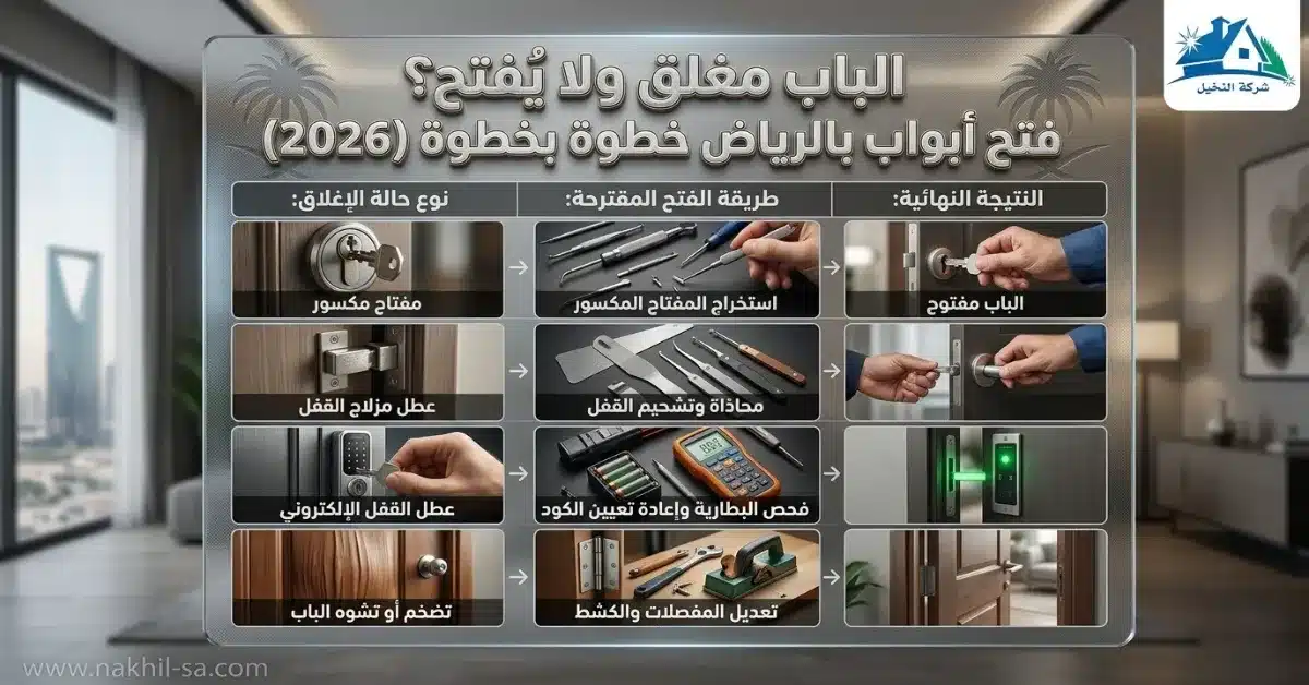 فتح أبواب بالرياض