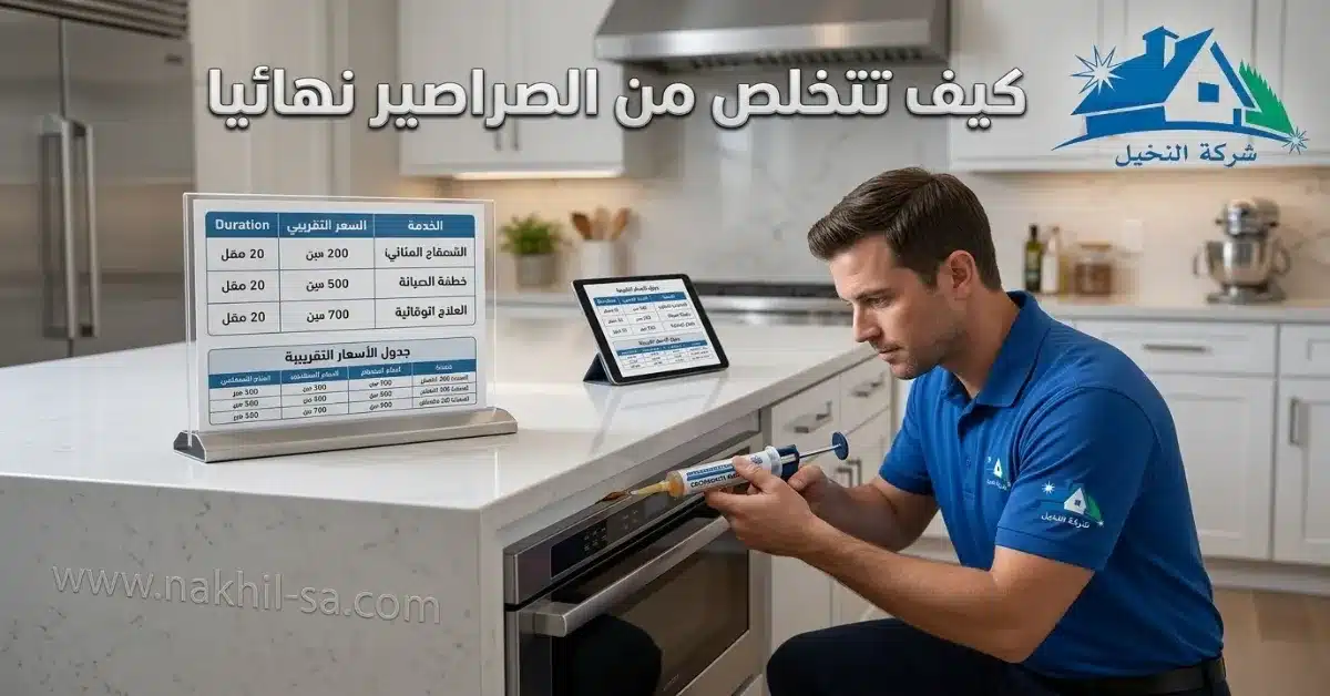 كيف تتخلص من الصراصير نهائياً