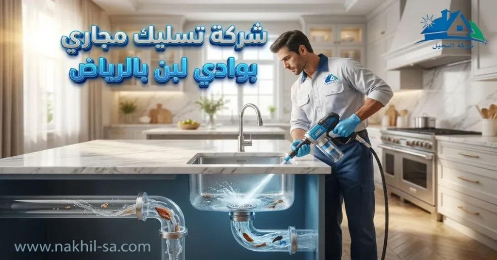 اختبار تدفق المياه بعد الانتهاء من التسليك