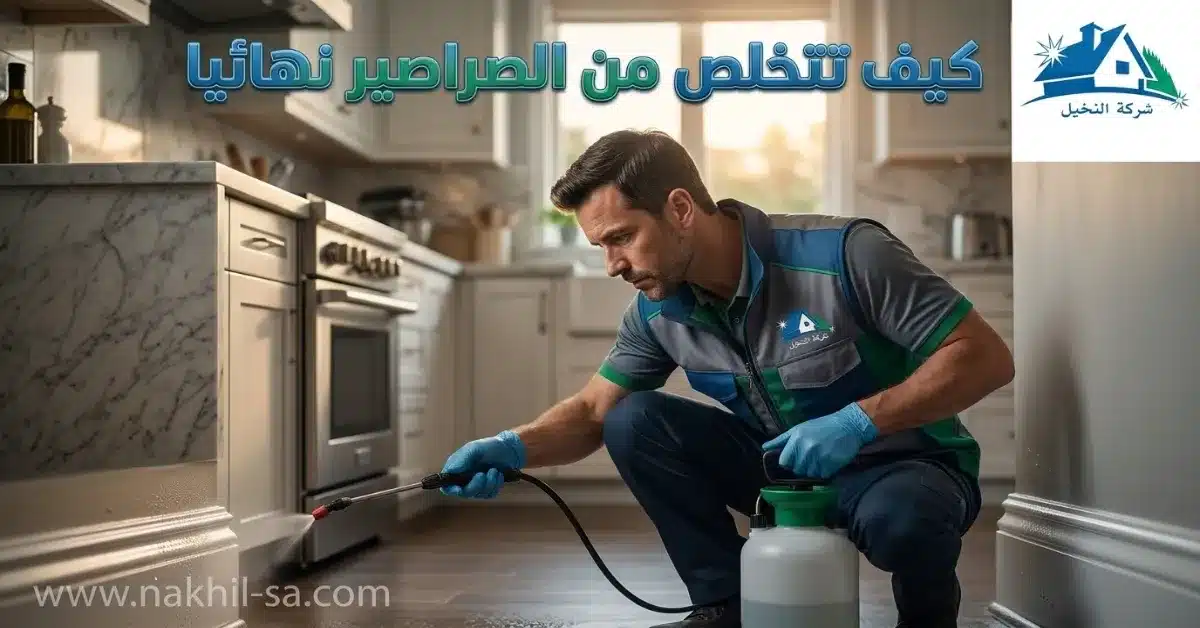 كيف تتخلص من الصراصير نهائياً