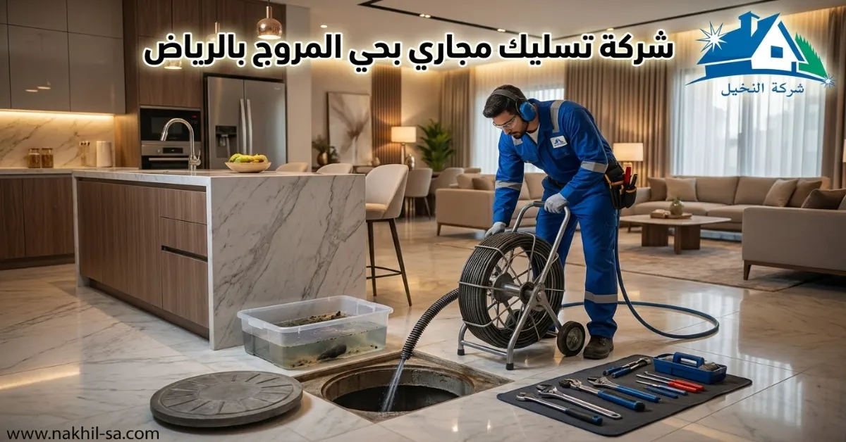 شركة تسليك مجاري بحي المروج بالرياض