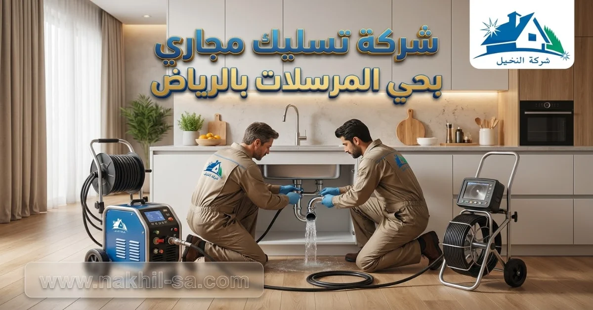 شركة تسليك مجاري بحي المرسلات