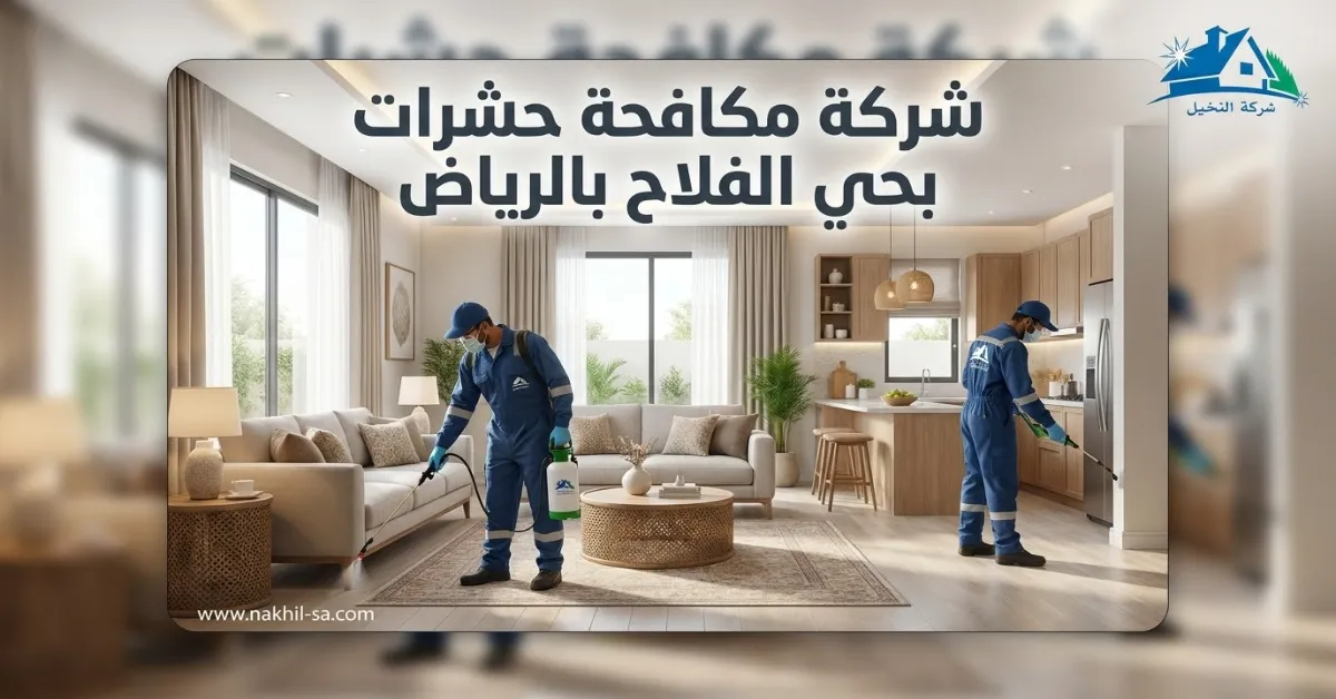 شركة مكافحة حشرات بحي الفلاح بالرياض