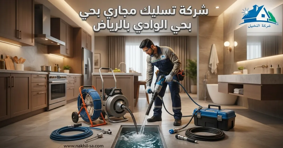 شركة تسليك مجاري بحي الوادي بالرياض
