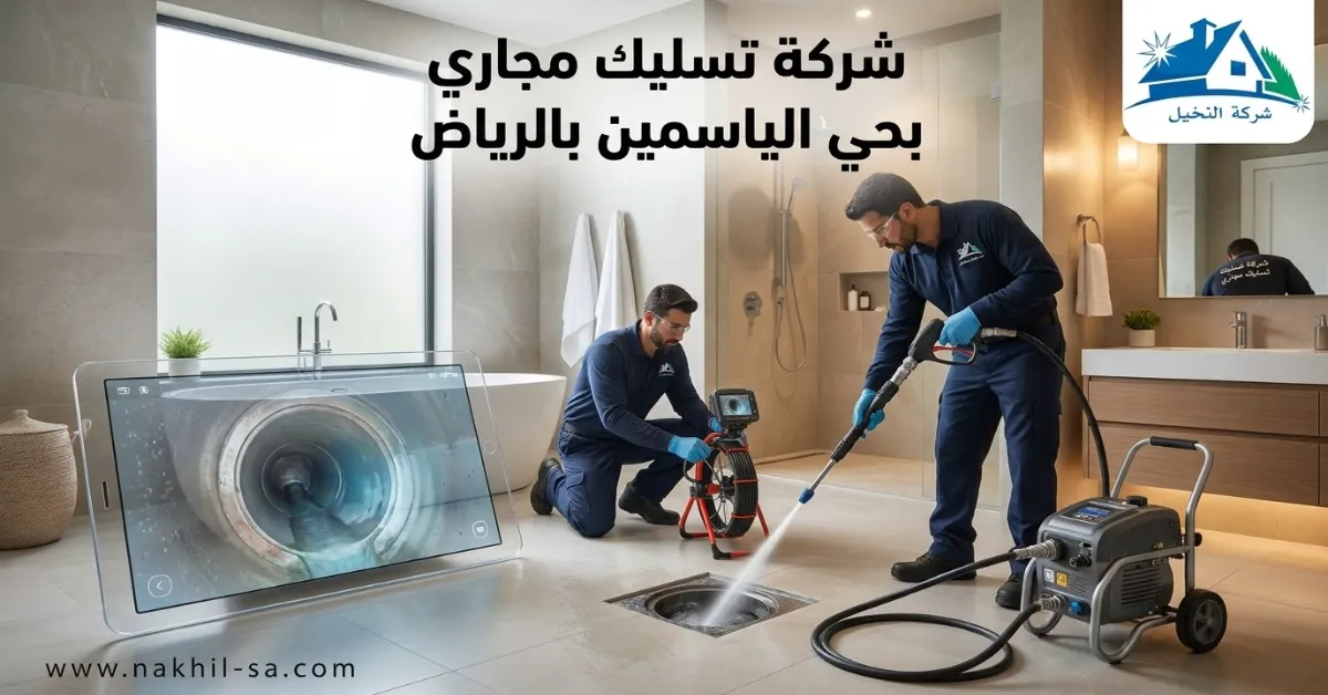 شركة تسليك مجاري بحي الياسمين بالرياض