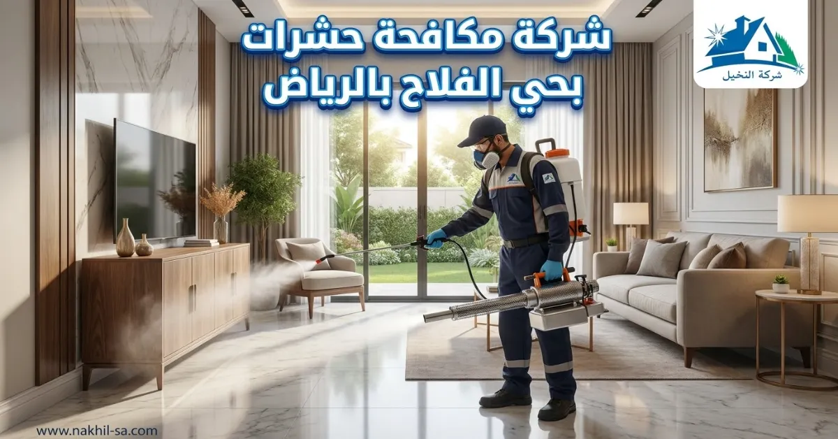 شركة مكافحة حشرات بحي الفلاح بالرياض
