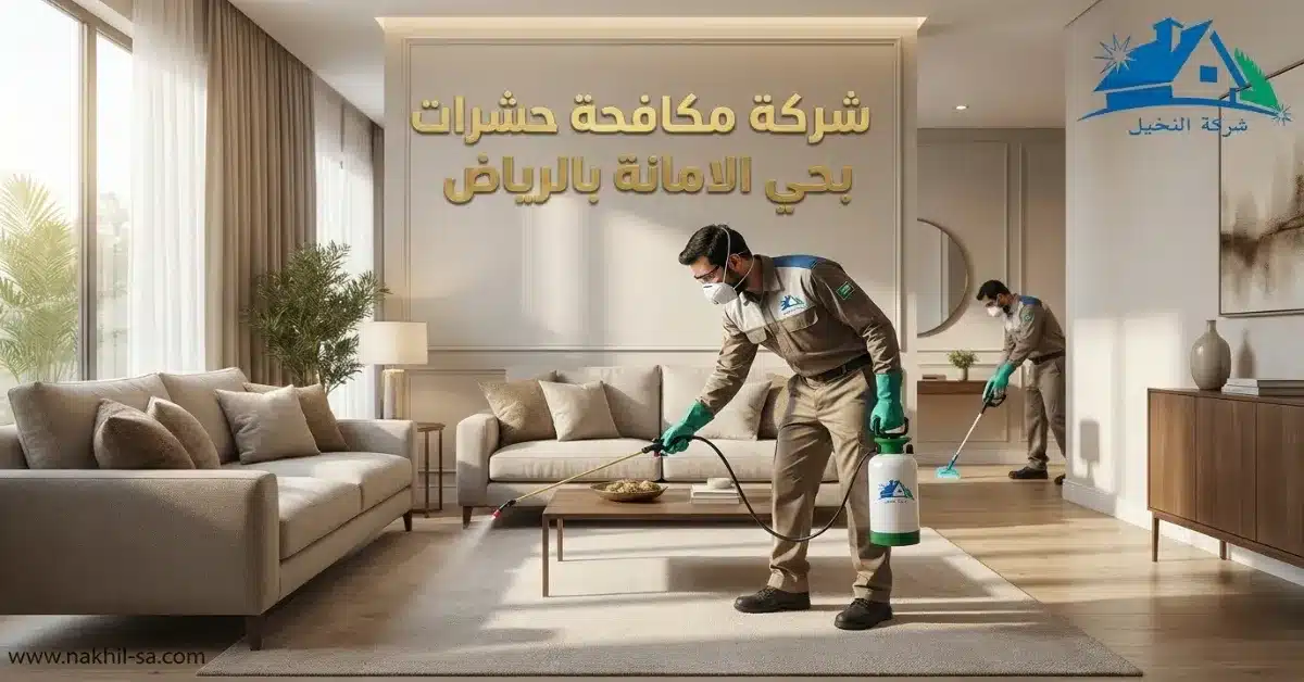 شركة مكافحة حشرات بحي الامانة بالرياض