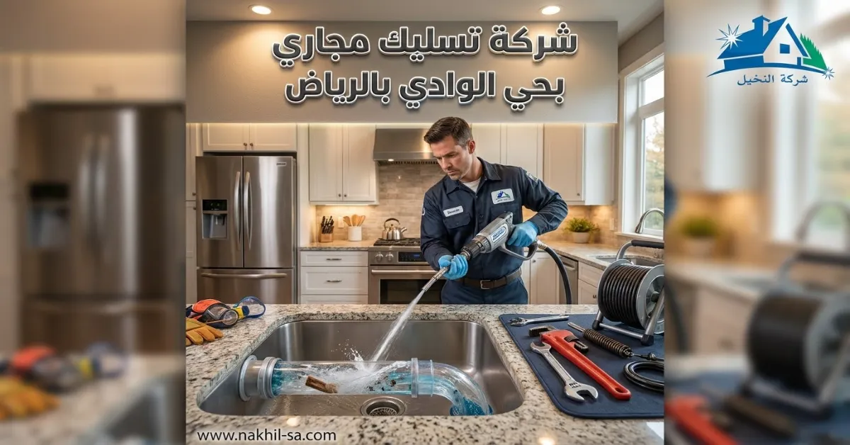 شركة تسليك مجاري بحي الوادي بالرياض