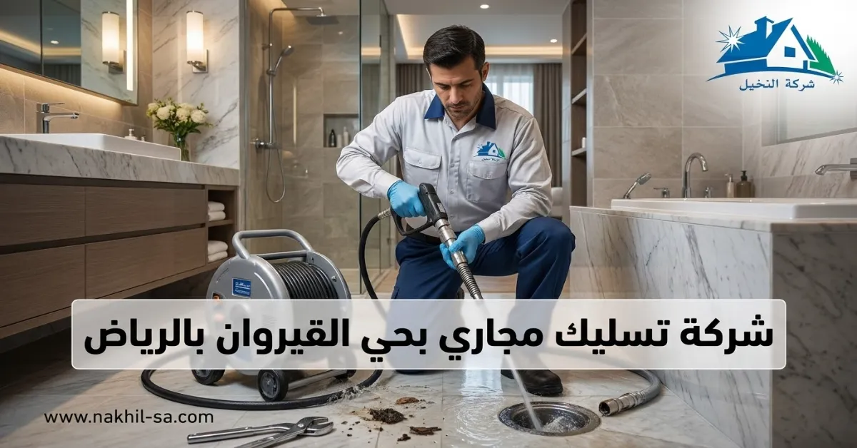شركة تسليك مجاري بحي القيروان بالرياض