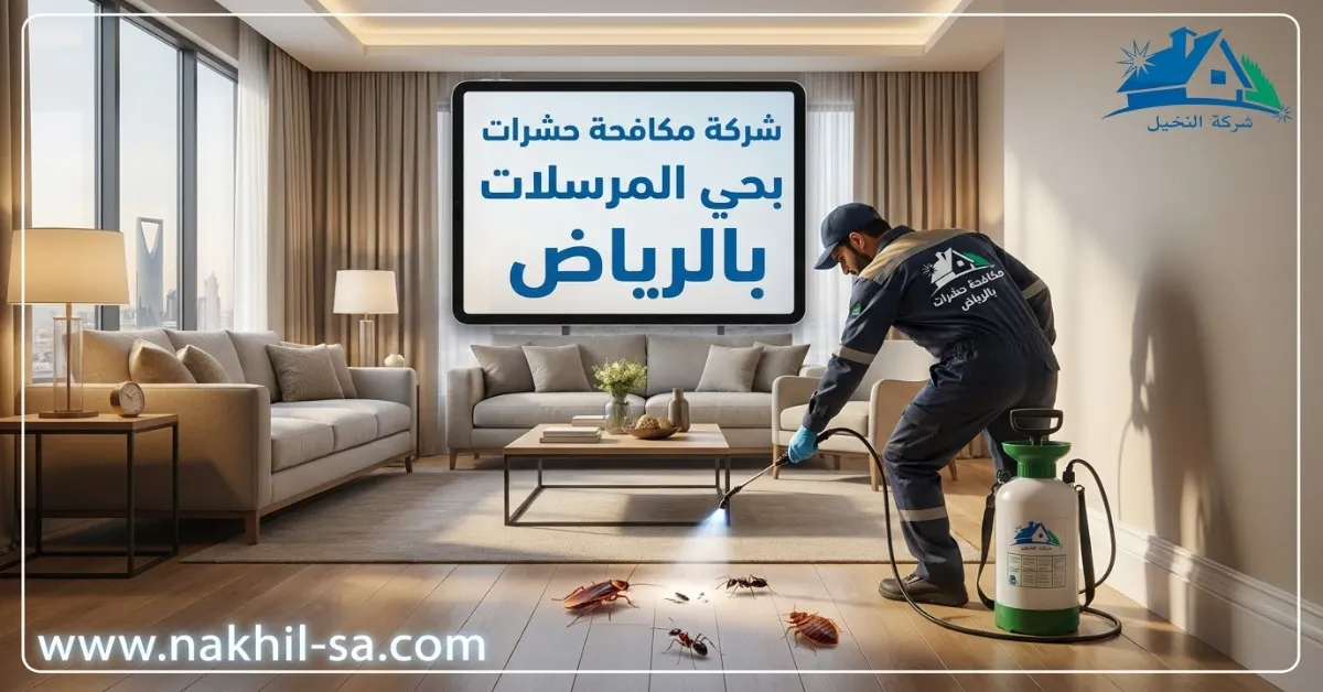 شركة مكافحة حشرات بحي المرسلات بالرياض
