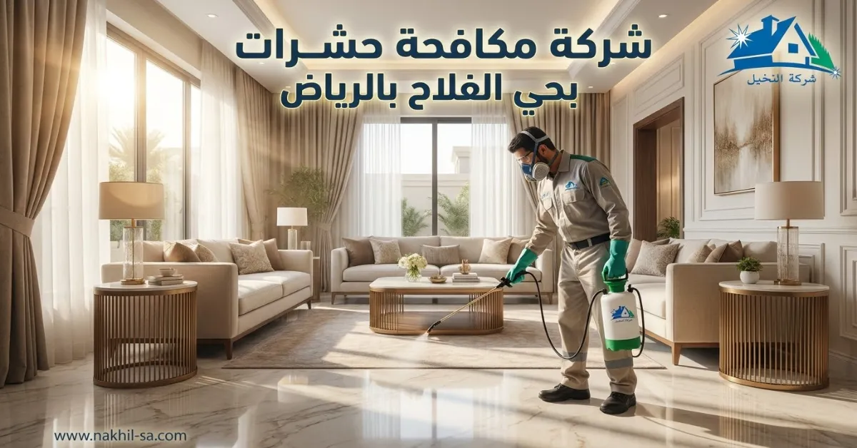شركة مكافحة حشرات بحي الفلاح بالرياض