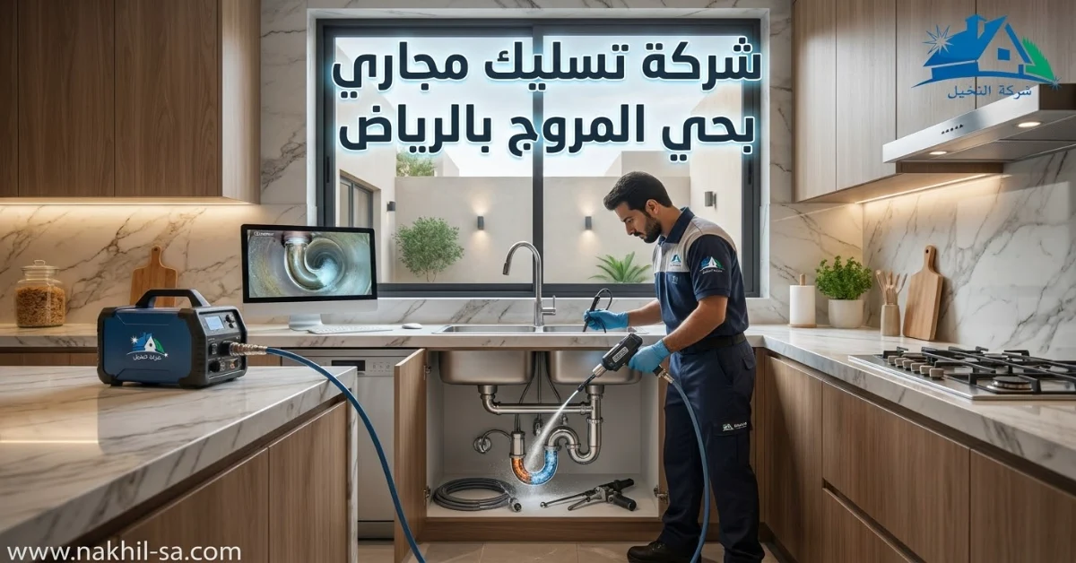 شركة تسليك مجاري بحي المروج بالرياض