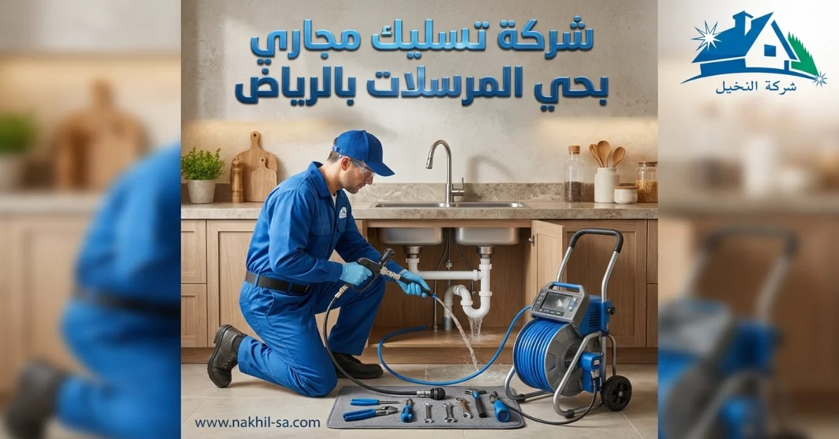 شركة تسليك مجاري بحي المرسلات بالرياض