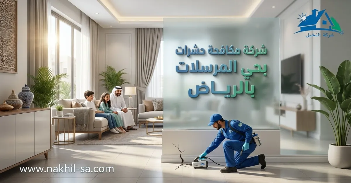 شركة مكافحة حشرات بحي المرسلات