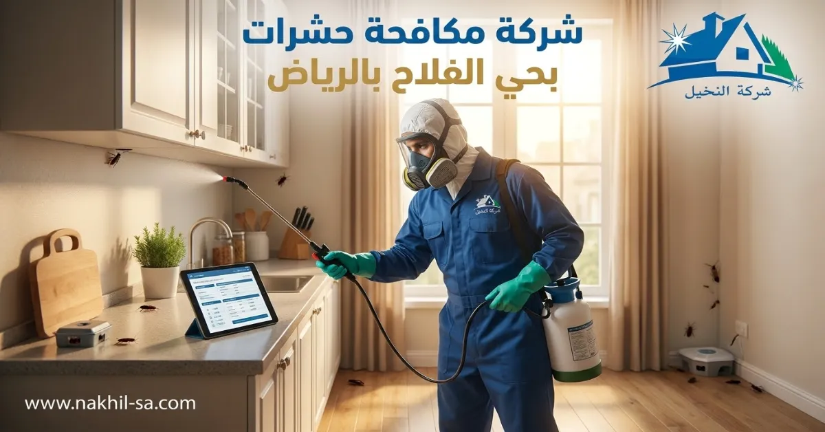 شركة مكافحة حشرات بحي الفلاح