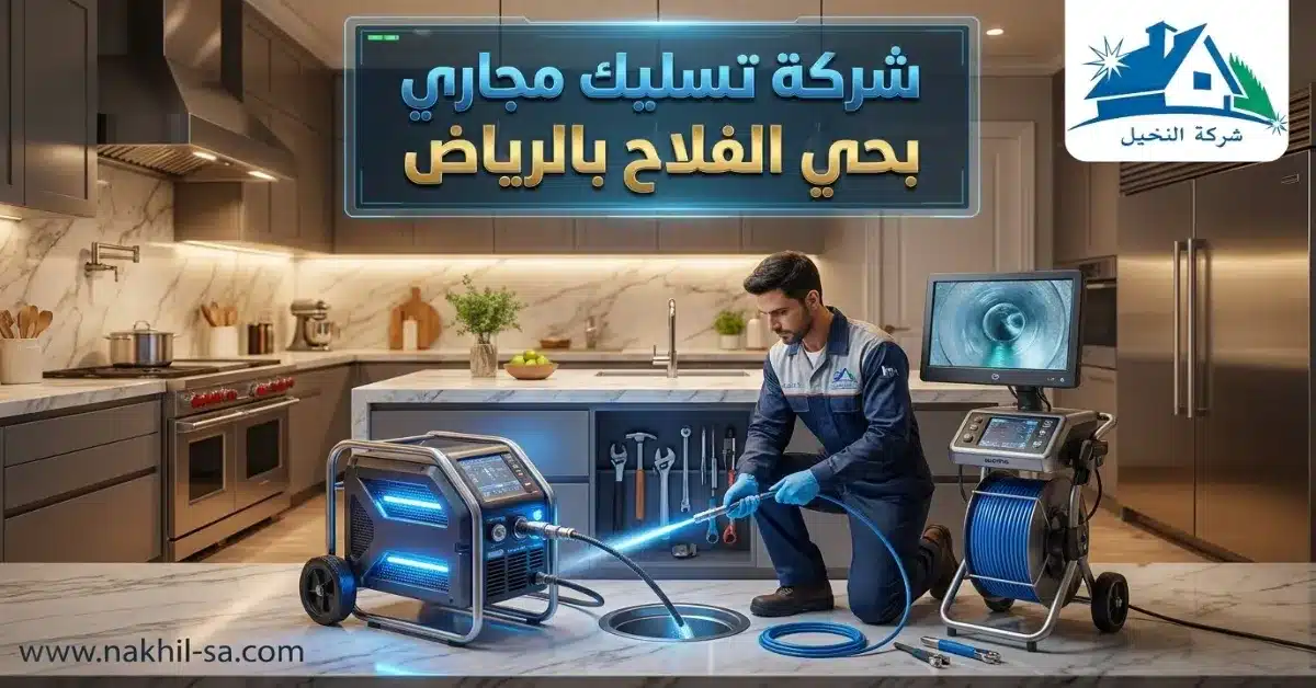 شركة تسليك مجاري بحي الفلاح بالرياض